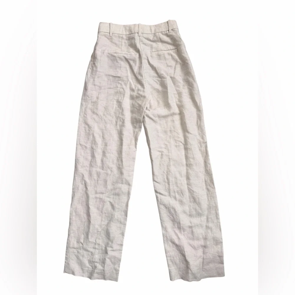 Aritzia Wilfred The Effortless Pant™ - CruiseLinen Cream Textured